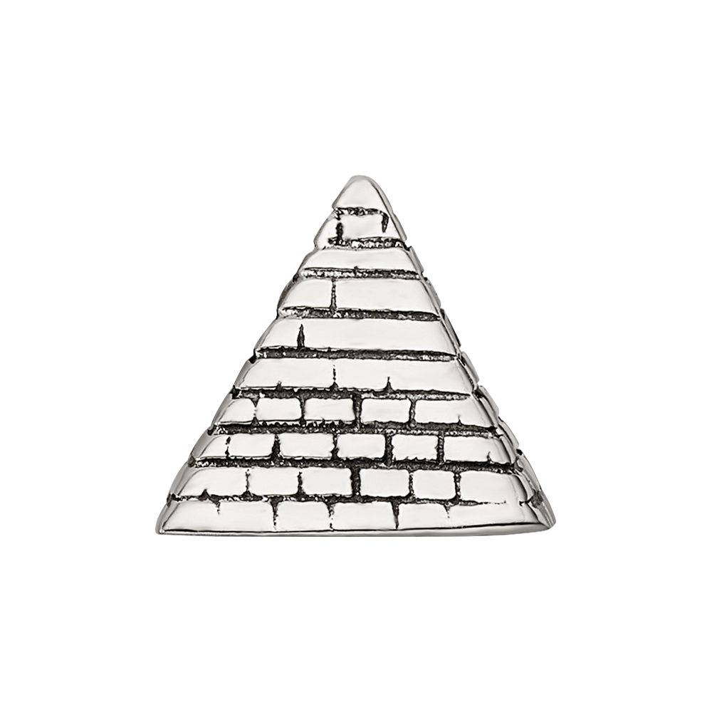 Sterlingsilber Reflections Pyramid Perle