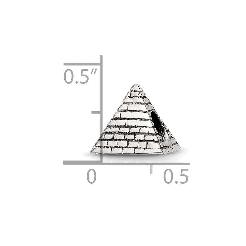Sterlingsilber Reflections Pyramid Perle