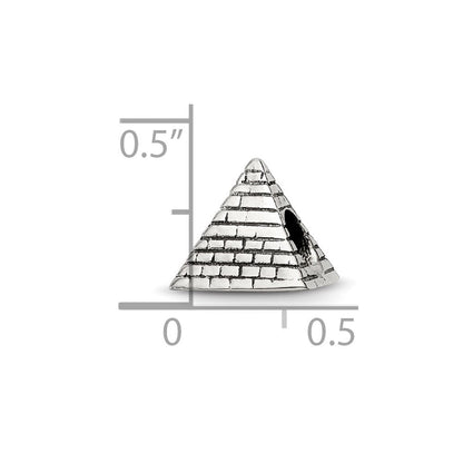 Sterlingsilber Reflections Pyramid Perle