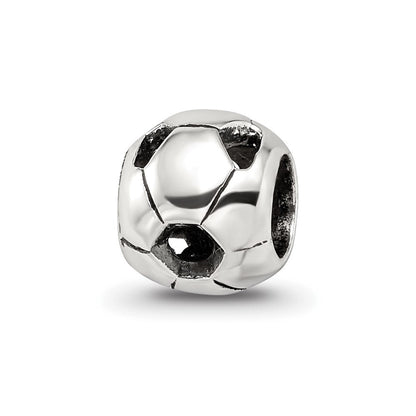 Sterlingsilber Reflections Fußball Kugel Perle