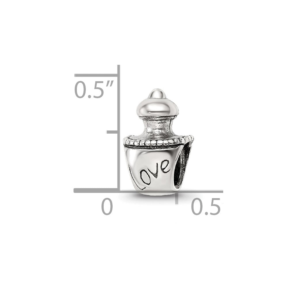 Sterlingsilber Reflections Liebe Perfume Bottle Perle