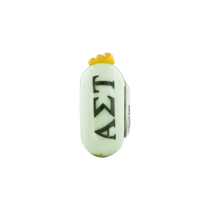 Sterlingsilber Ster.silver Reflections Hand Painted Alpha Sigma Tau Fenton Glas Perle