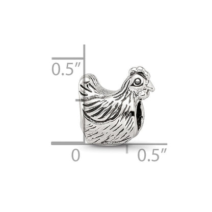 Sterlingsilber Reflections Chicken Perle