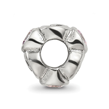 Sterlingsilber Reflections Rosa Zirkonia Perle