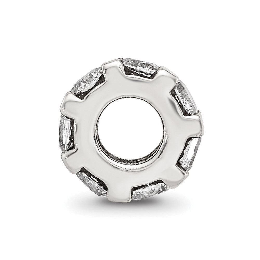 Sterlingsilber Reflections Zirkonia Perle