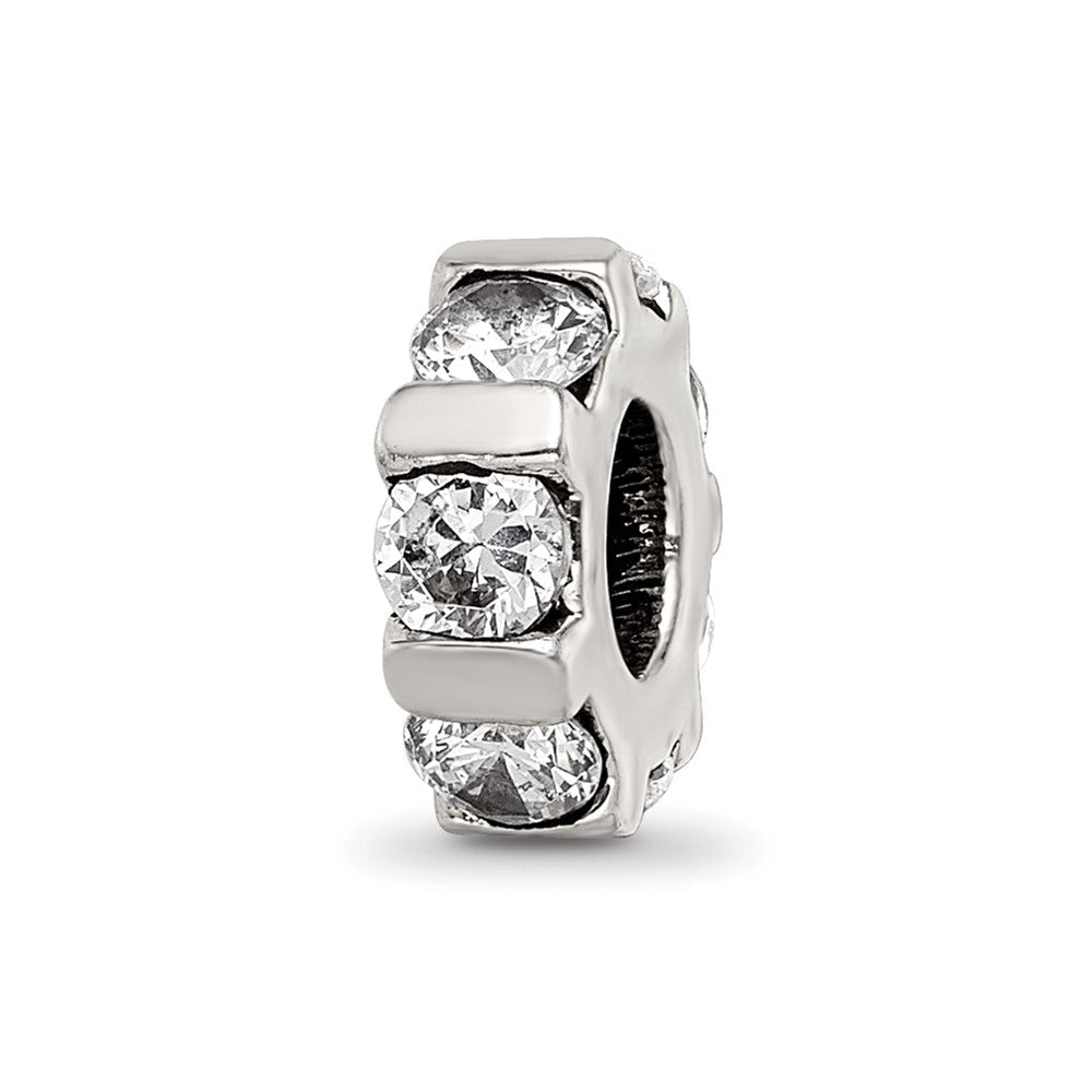 Sterlingsilber Reflections Zirkonia Perle