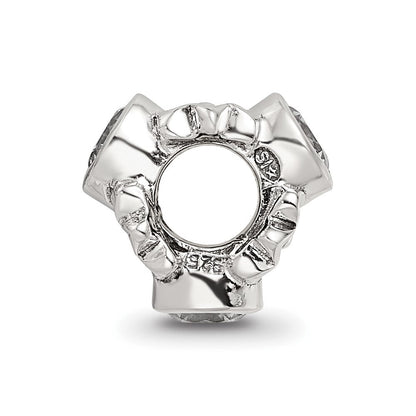 Sterlingsilber Reflections Zirkonia Perle