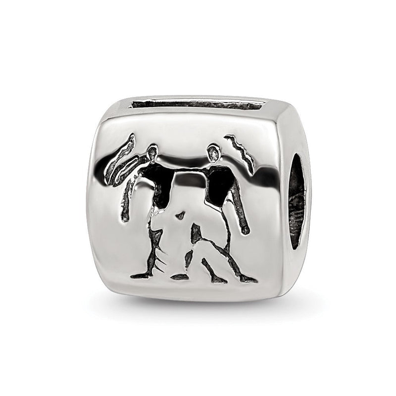 Sterlingsilber Reflections Gemini Tierkreis Antikisiert Perle