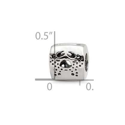 Sterlingsilber Reflections Cancer Tierkreis Antikisiert Perle