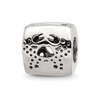 Sterlingsilber Reflections Cancer Tierkreis Antikisiert Perle