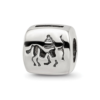 Sterlingsilber Reflections Sagittarius Tierkreis Antikisiert Perle