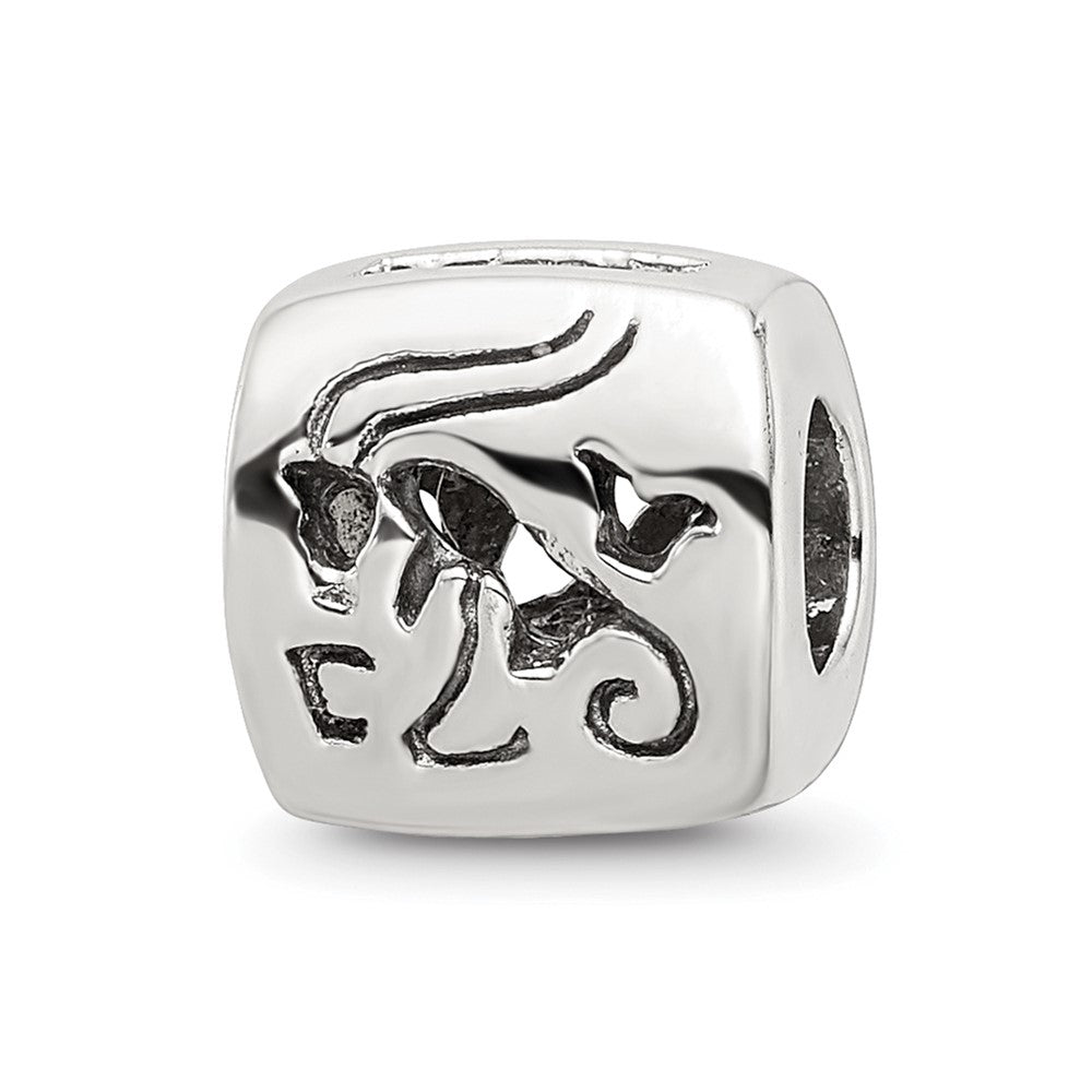 Sterlingsilber Reflections Capricorn Tierkreis Antikisiert Perle