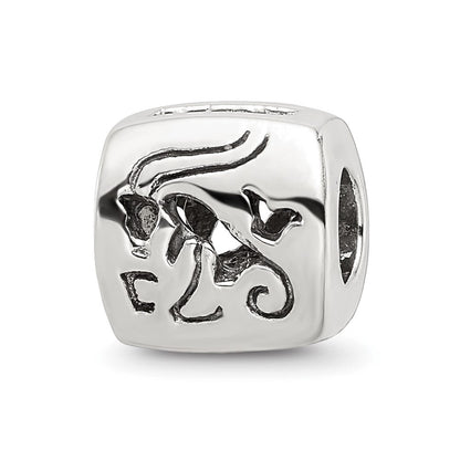 Sterlingsilber Reflections Capricorn Tierkreis Antikisiert Perle