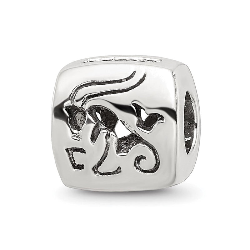 Sterlingsilber Reflections Capricorn Tierkreis Antikisiert Perle