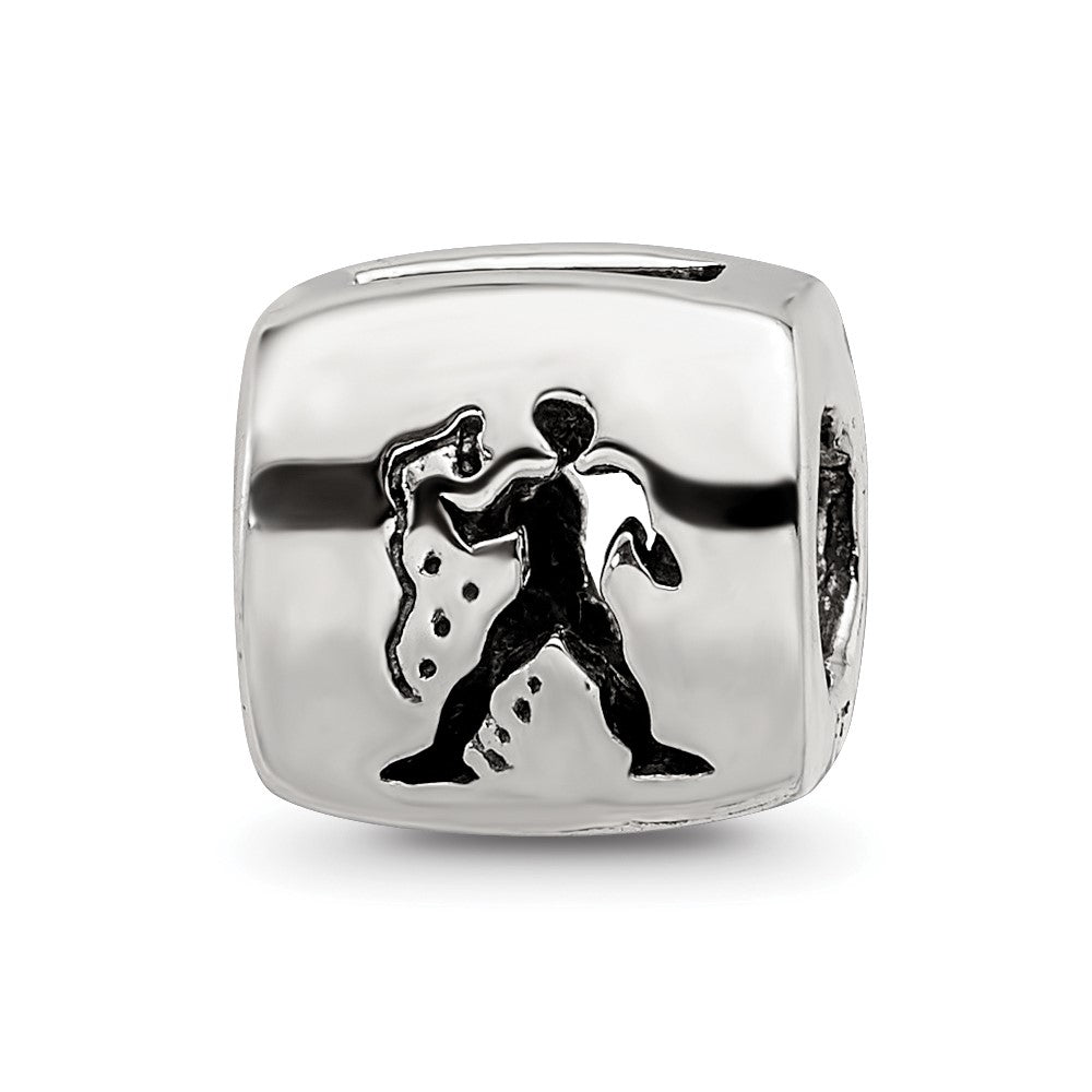 Sterlingsilber Reflections Aquarius Tierkreis Antikisiert Perle