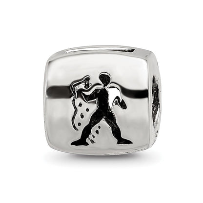 Sterlingsilber Reflections Aquarius Tierkreis Antikisiert Perle