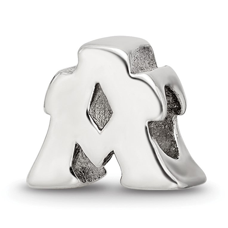 Sterlingsilber Reflections Buchstabe A Perle