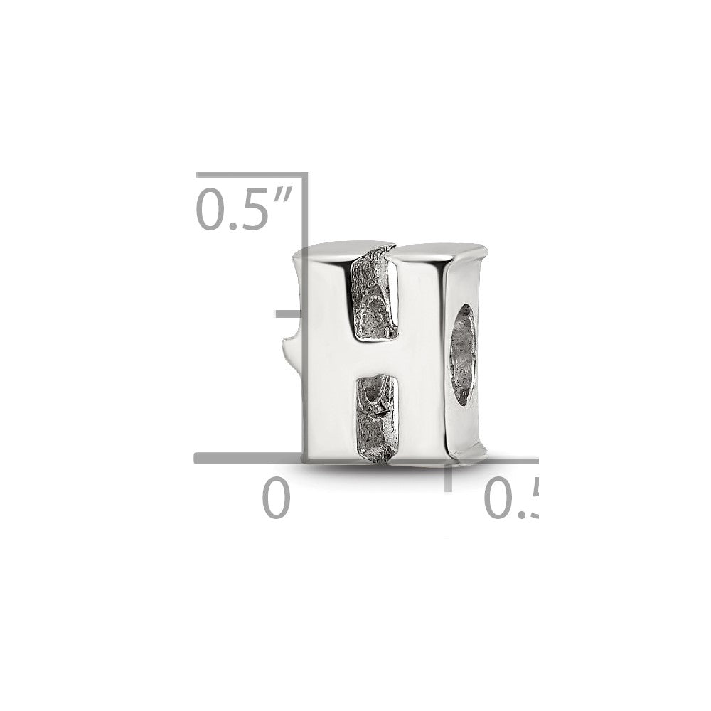 Sterlingsilber Reflections Buchstabe H Perle