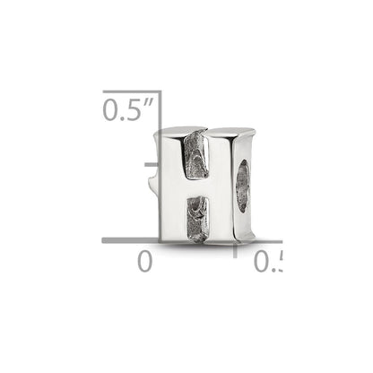 Sterlingsilber Reflections Buchstabe H Perle