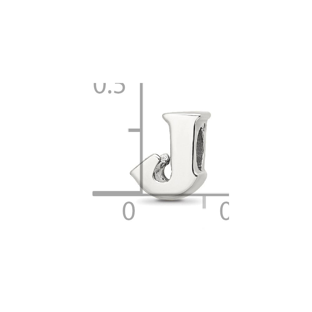 Sterlingsilber Reflections Buchstabe J Perle