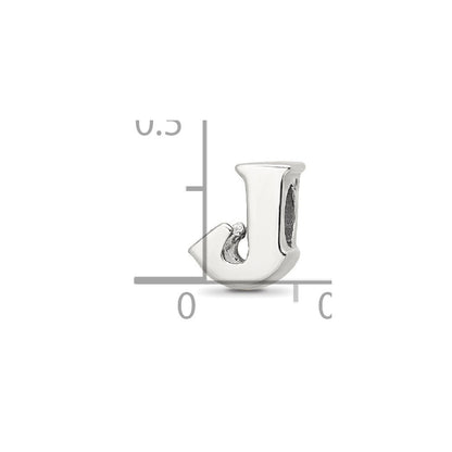 Sterlingsilber Reflections Buchstabe J Perle