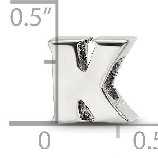 Sterlingsilber Reflections Buchstabe K Perle
