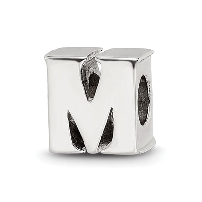 Sterlingsilber Reflections Buchstabe M Perle