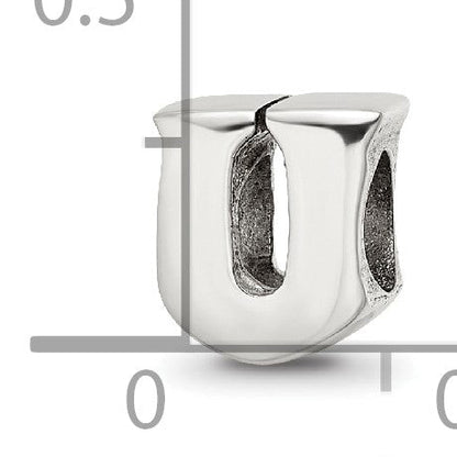 Sterlingsilber Reflections Buchstabe U Perle