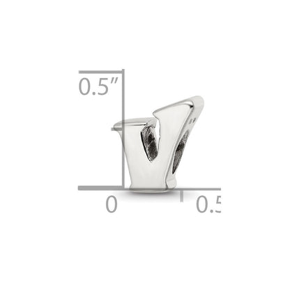 Sterlingsilber Reflections Buchstabe V Perle