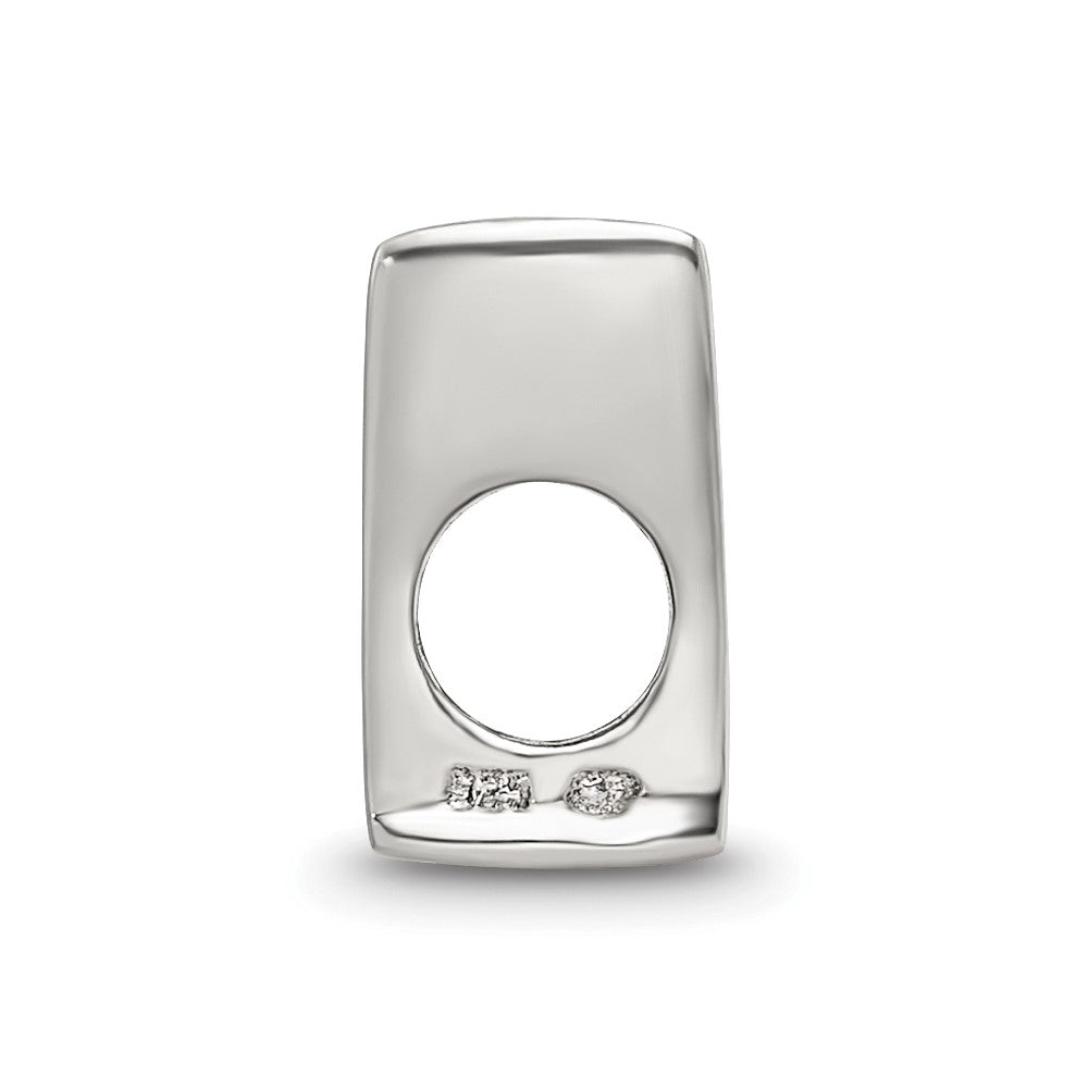 Sterlingsilber Reflections Buchstabe W Perle