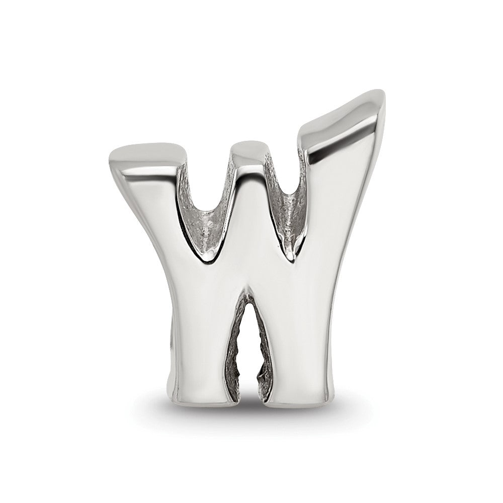 Sterlingsilber Reflections Buchstabe W Perle