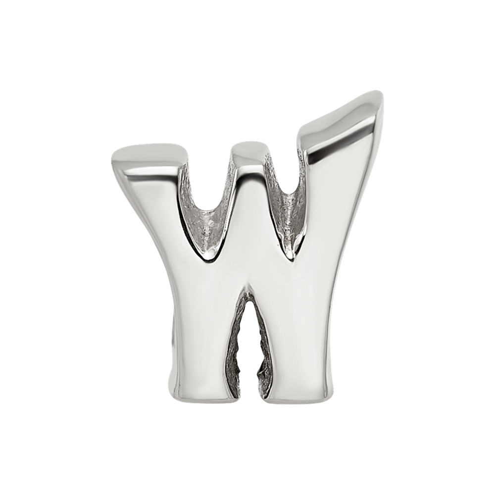 Sterlingsilber Reflections Buchstabe W Perle