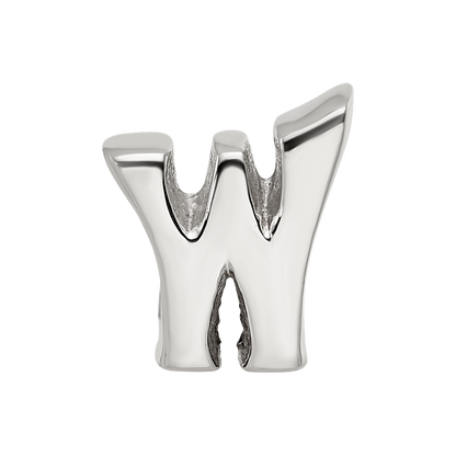 Sterlingsilber Reflections Buchstabe W Perle