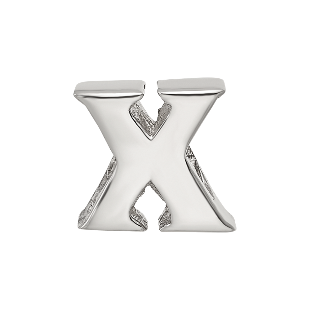 Sterlingsilber Reflections Buchstabe X Perle