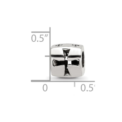 Sterlingsilber Reflections Maltese Kreuz Perle