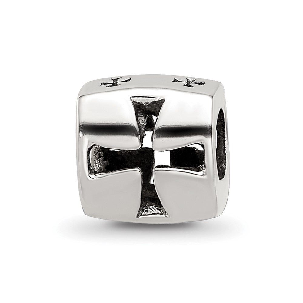 Sterlingsilber Reflections Maltese Kreuz Perle