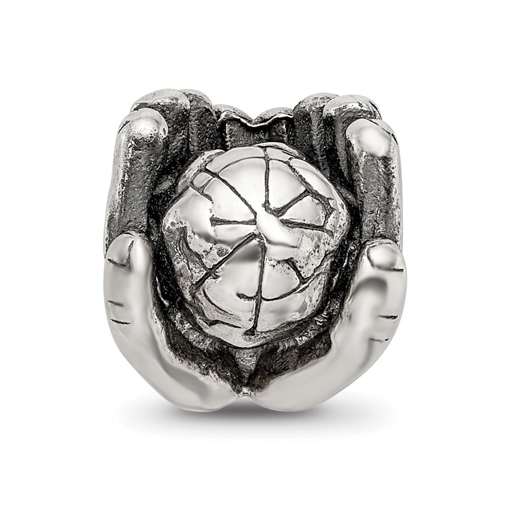 Sterlingsilber Reflections World in Hands Perle