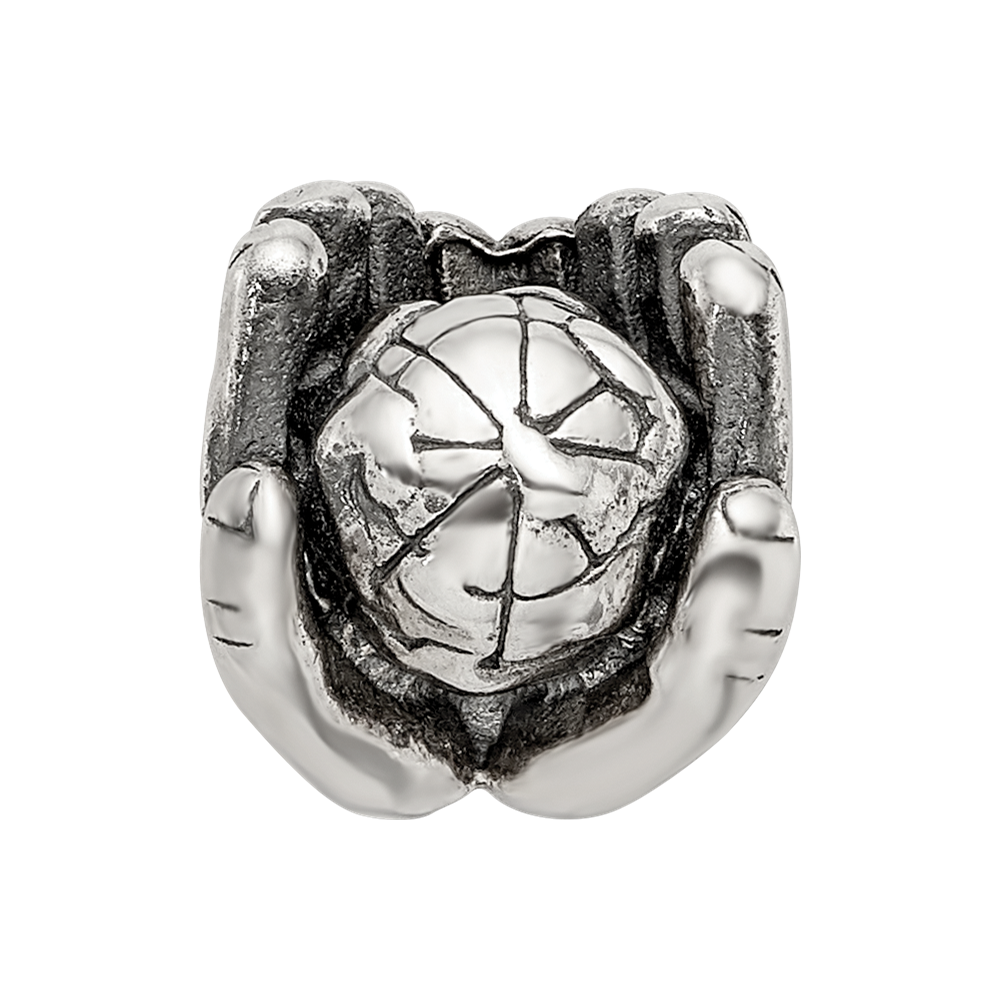 Sterlingsilber Reflections World in Hands Perle