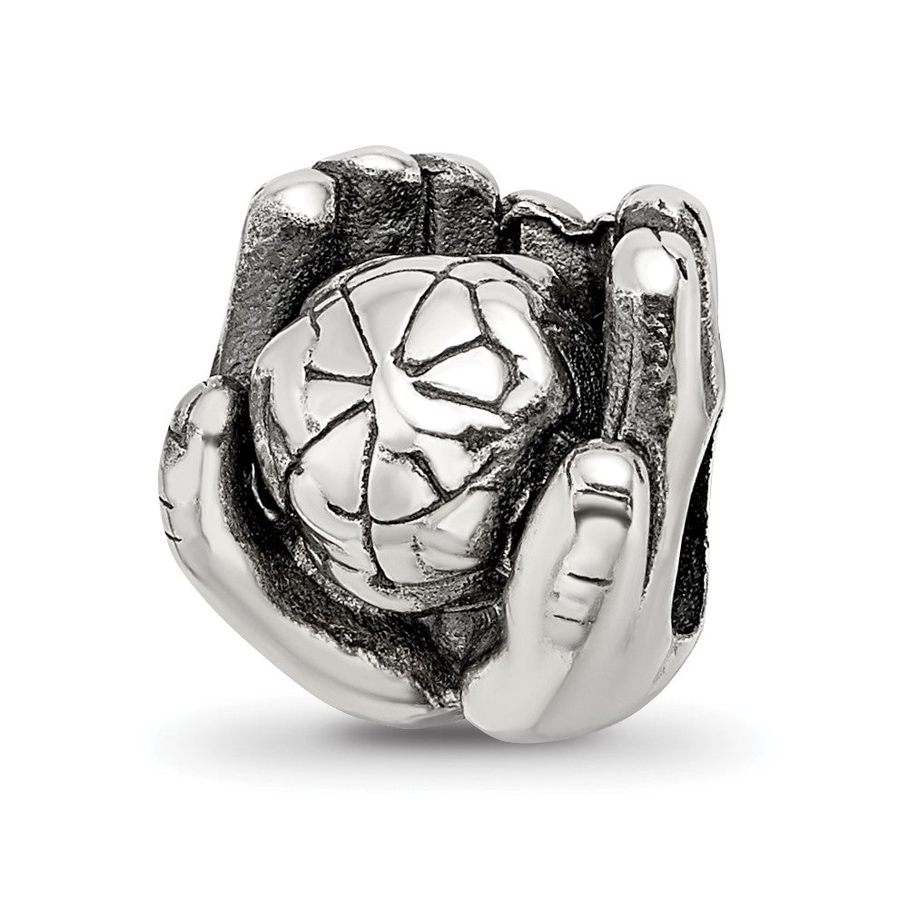 Sterlingsilber Reflections World in Hands Perle
