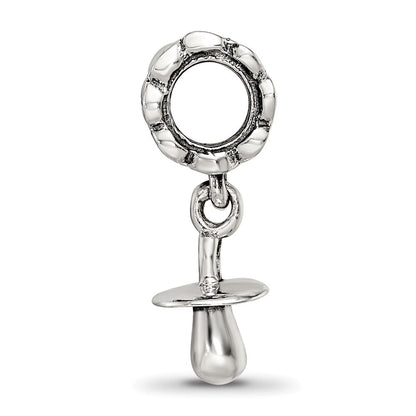 Sterlingsilber Reflections Baby Pacifier Hängend Perle