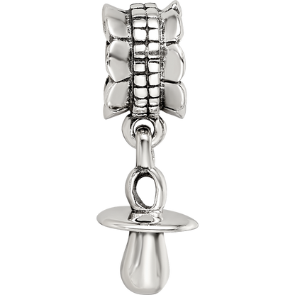 Sterlingsilber Reflections Baby Pacifier Hängend Perle