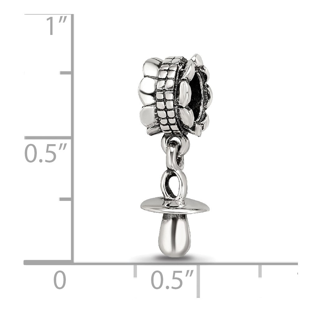 Sterlingsilber Reflections Baby Pacifier Hängend Perle