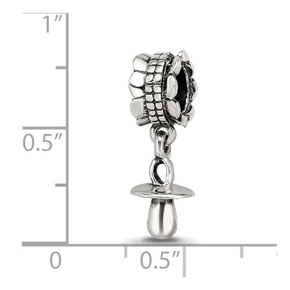 Sterlingsilber Reflections Baby Pacifier Hängend Perle