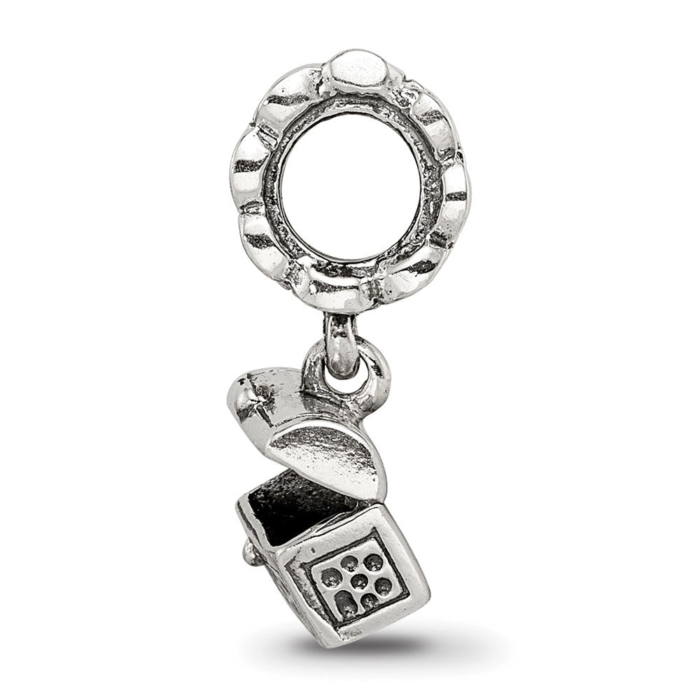 Sterlingsilber Reflections Treasure Chest Hängend Perle