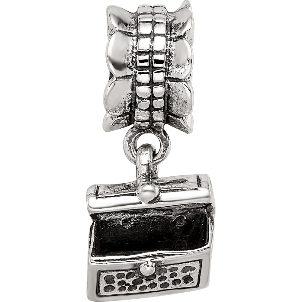 Sterlingsilber Reflections Treasure Chest Hängend Perle