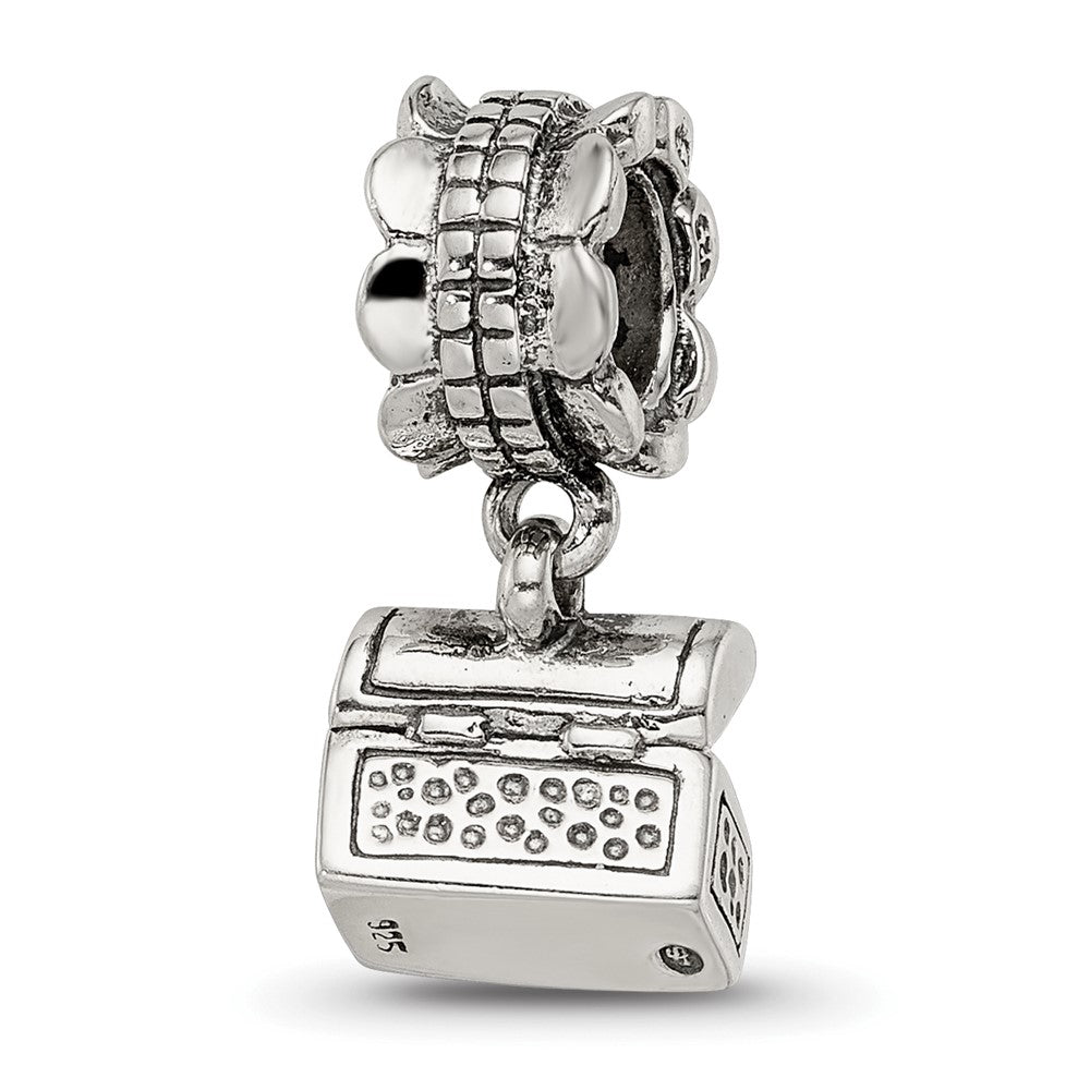 Sterlingsilber Reflections Treasure Chest Hängend Perle