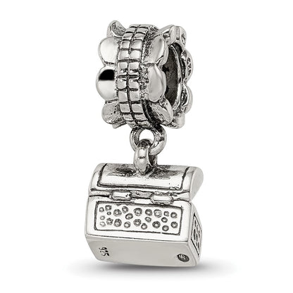 Sterlingsilber Reflections Treasure Chest Hängend Perle