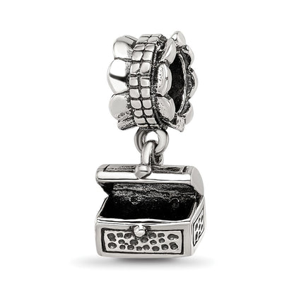 Sterlingsilber Reflections Treasure Chest Hängend Perle