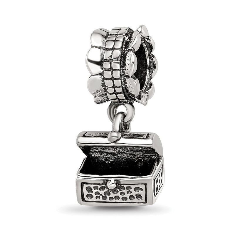 Sterlingsilber Reflections Treasure Chest Hängend Perle