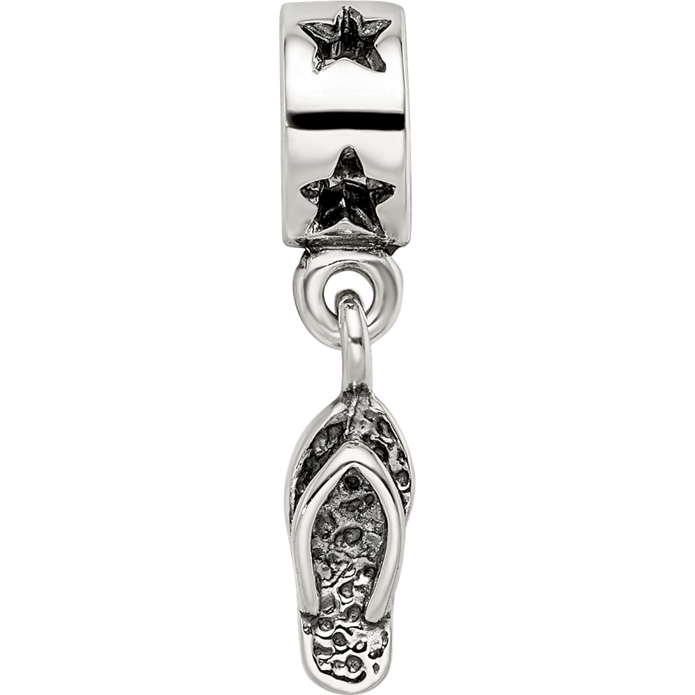 Sterlingsilber Reflections Flip Flop Hängend Perle